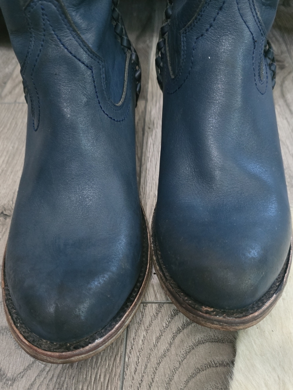 Lane Plain Jane Navy Boots - Picture 9 of 9